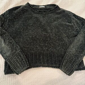 Altar'd State Charcoal Crew Neck Sweater